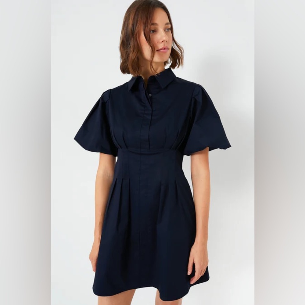 NWT Tuckernuck Navy Mini Delaney Dress Size Small
